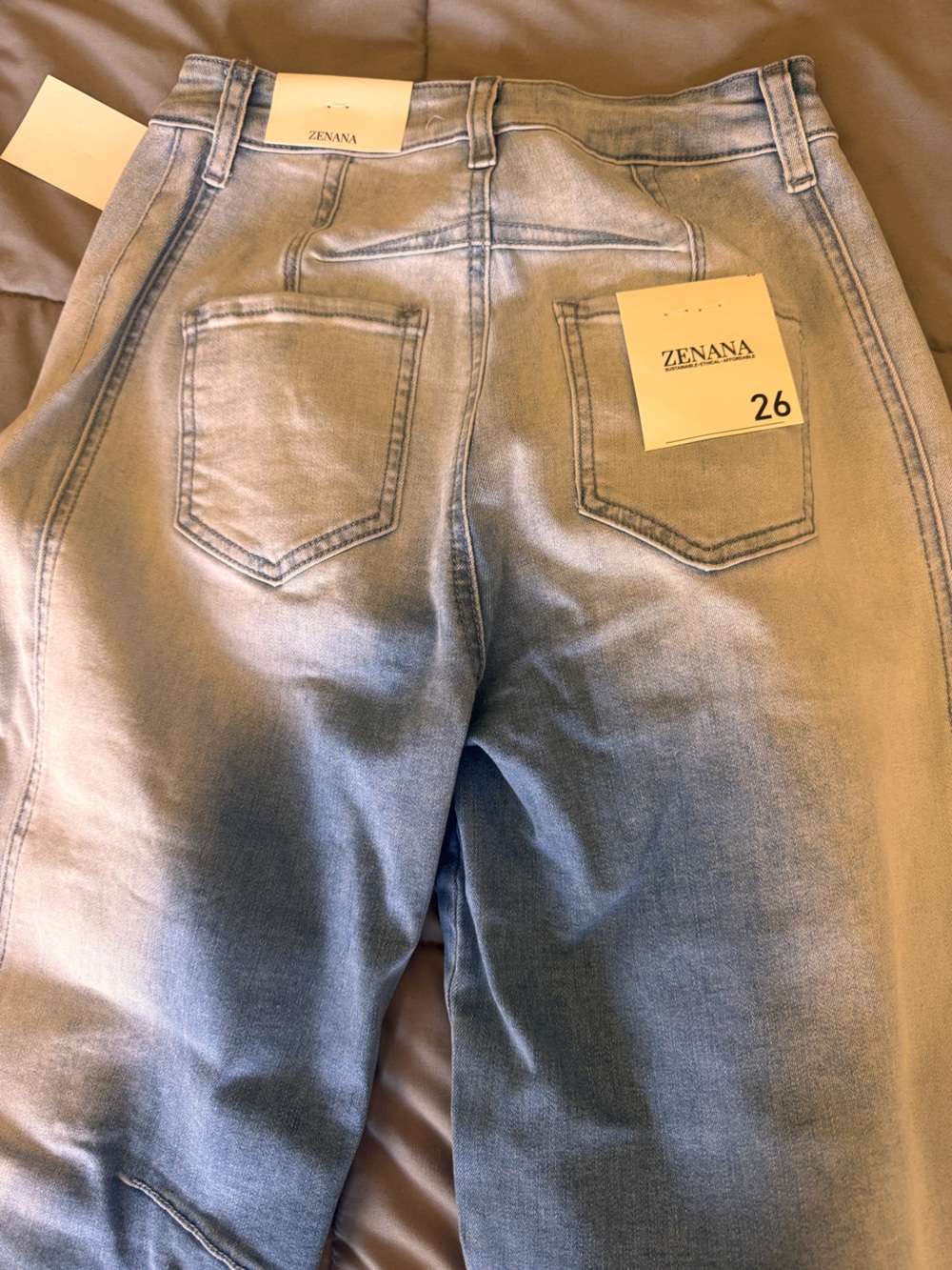 Zenana Barrel Jeans - Picture 5 of 6